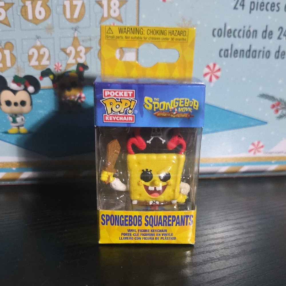Funko SpongeBob SquarePants Yellow and Red Keychain